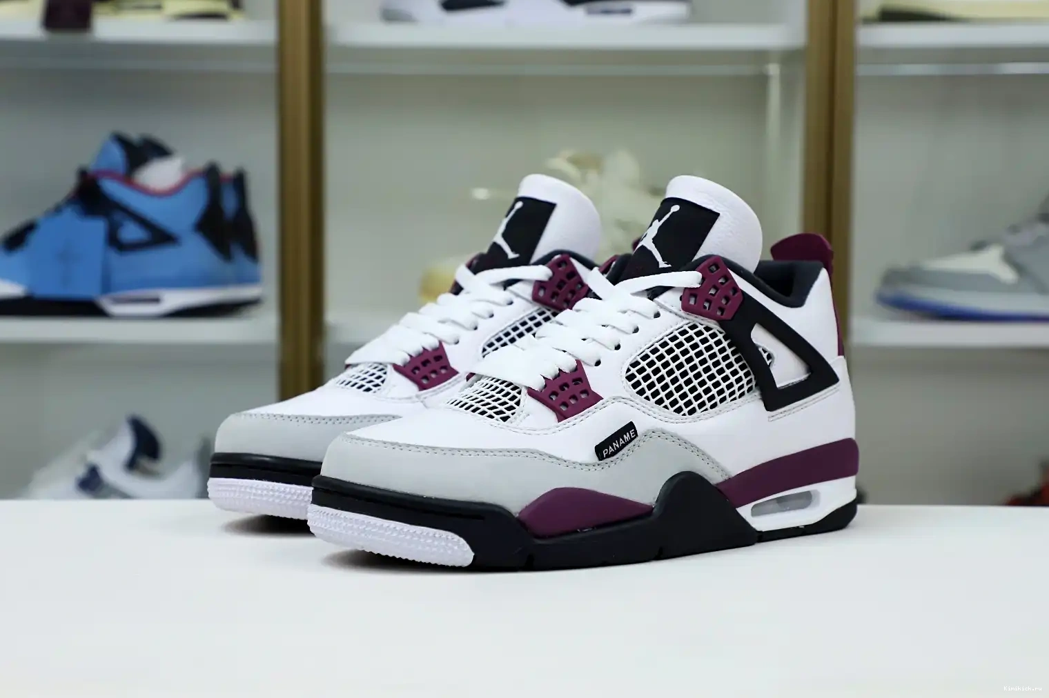 SAINT-GERMAIN JORDAN AIR PARIS Kimikick RETRO 4 'BORDEAUX' JORDAN AIR X 0531